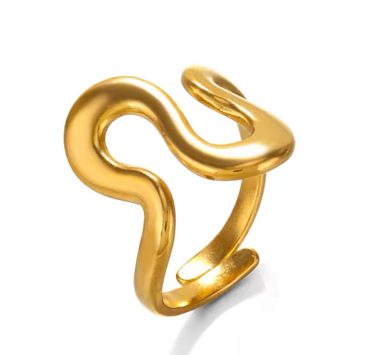 Bague ouverte en acier inoxydable