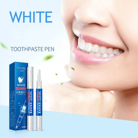 Teeth Whitening Gel Pen Oral Care Enlever les taches Outil de nettoyage des dents Blanchisseur de dents Blanchisseur des dents Blanchiment des dents Stylo Hygiène buccale Pen ( livraison grat