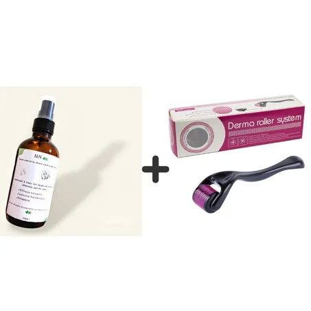 زيت إنبات الشعر+ ديرما رولي