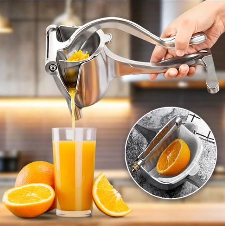 عصارة ليمون يدوية معدنية