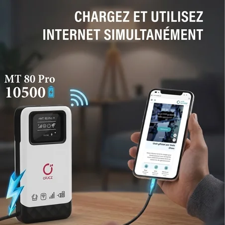 📶 OLAX 4G WiFi + Power Bank 10500mAh