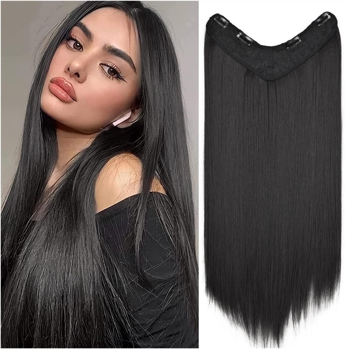 وصلات الشعر المستقيمة