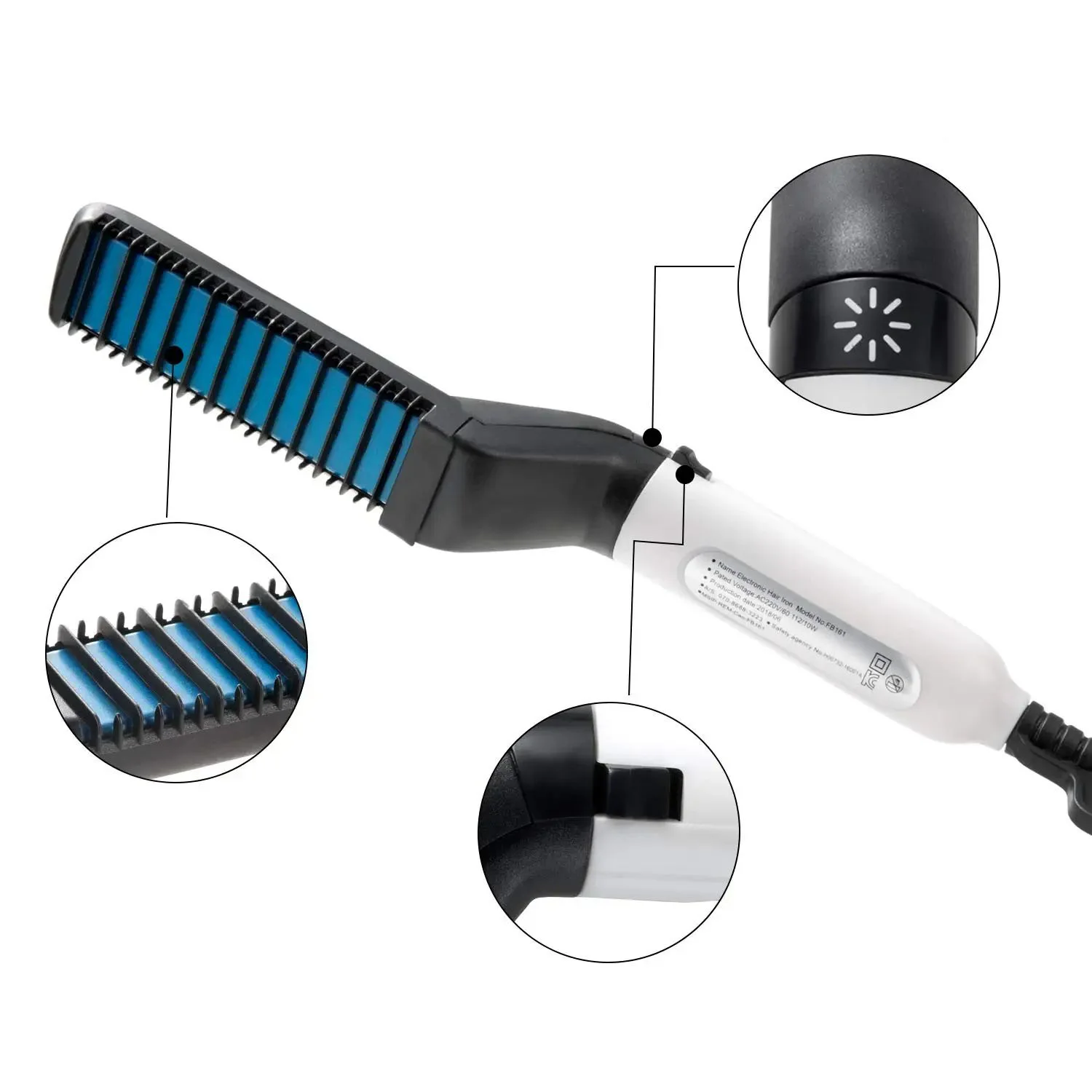 فرشاة فرد الشعر الكهربائية المذهلة