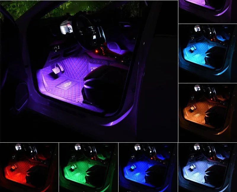 شريط إضاءة السيارة متعدد الألوان