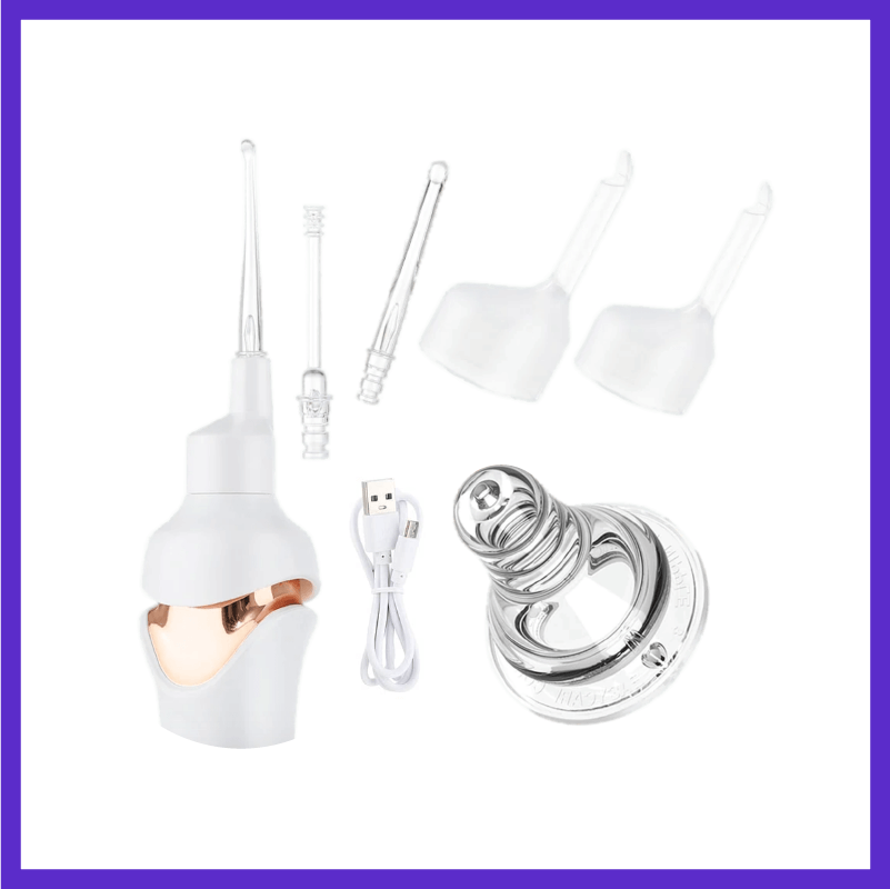 جهاز التخلص من الشمع و أوساخ الأذنين بتقنية الشفط