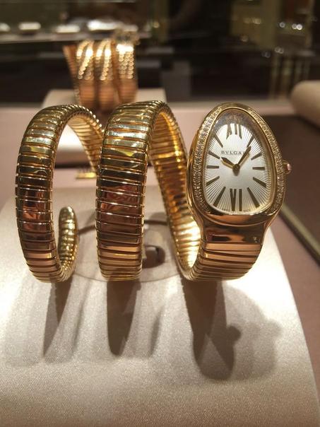 MONTRE BVLGARI SERPENTI TUBOGAS - COULEUR DORÉ
