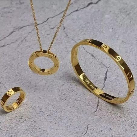 ENSEMBLE CARTIER DORÉ