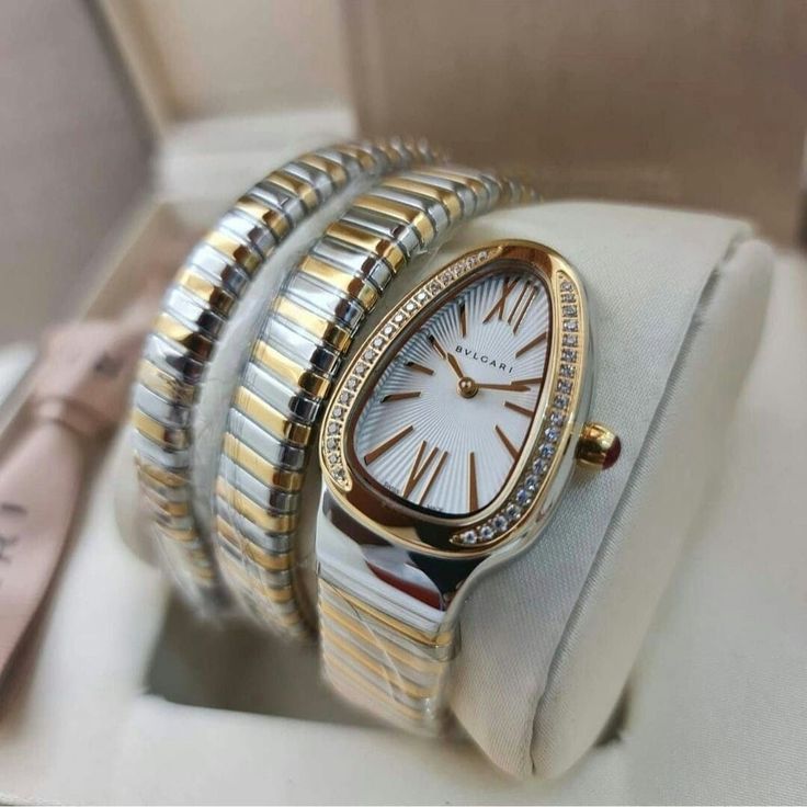 MONTRE BVLGARI SERPENTI TUBOGAS - COULEUR GRIS