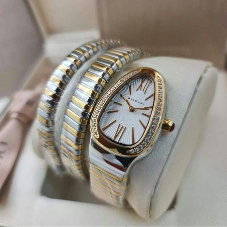 MONTRE BVLGARI SERPENTI TUBOGAS - COULEUR GRIS