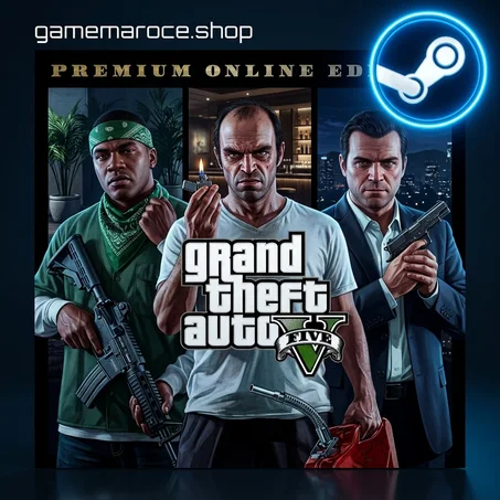 Grand Theft Auto V (GTA V) | النسخة الكاملة على منصة Steam - تحميل فوري وضمان شامل
