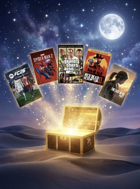 [تخفيض صاعق ⚡️]الباك الأسطوري: 5 حسابات لأقوى ألعاب الجيل (Steam)