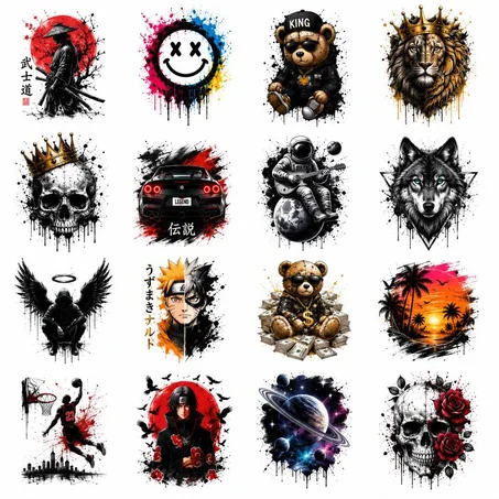 أكثر من 120,000+ تصميم احترافي للتيشيرتات (120000+ T-Shirts Designs) - حزمة الميغا الضخمة لإطلاق إمبراطوريتك!