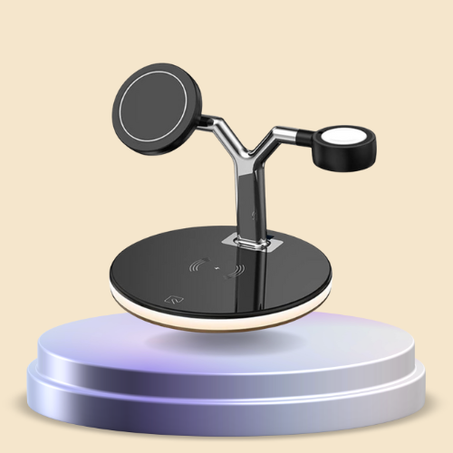 شاحن مغناطيسي لاسلكي 3 في 1