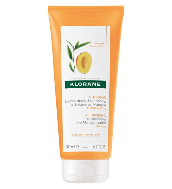 Klorane - Baume Après-shampoing Nutrition au beurre de Mangue - Cheveux secs 200 ml