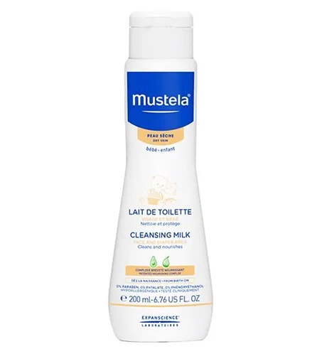 Mustela Lait de Toilette Bébé - 200ml