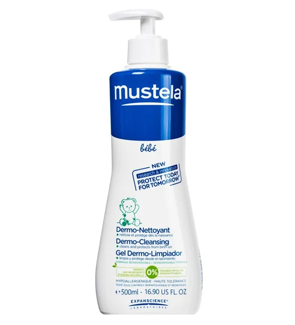 Mustela Gel Lavant Doux Corps Et Cheveux - 500 Ml.