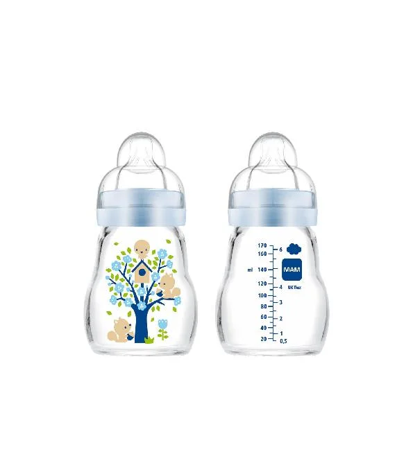 Mam Baby Biberon en verre +0m 170ml