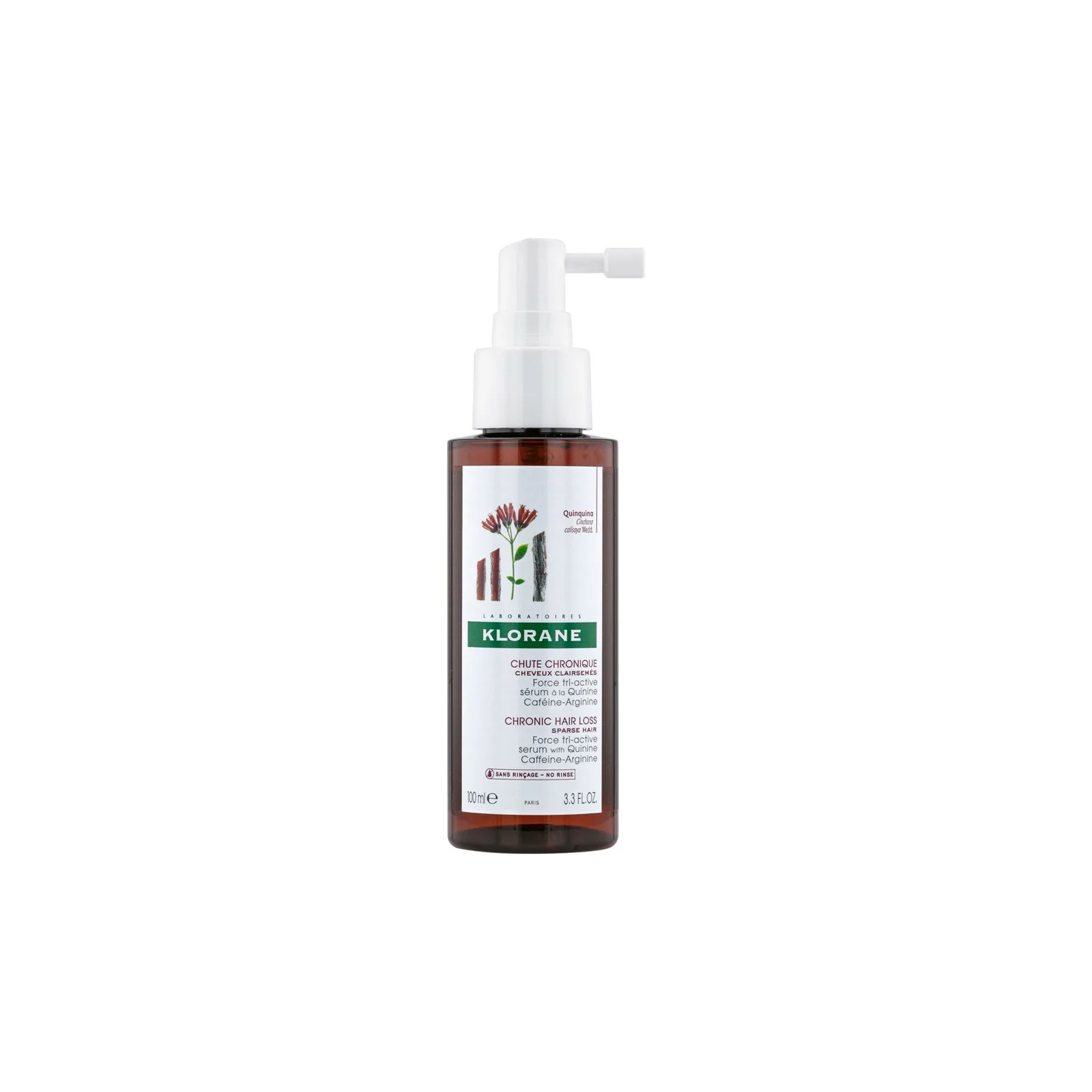 Klorane - Sérum antichute à la Quinine & Edelweiss BIO - Chute de cheveux 100ml