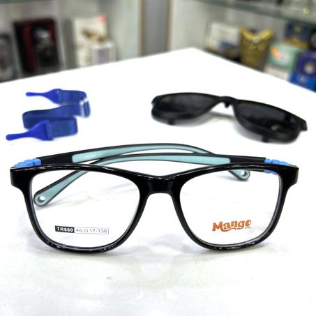 نظارات أطفال 2 في 1 طبية وشمسية في نفس الوقت و غير قابلة للكسر