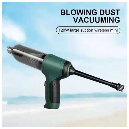 🌟 مكنسة وفّونة غبار لاسلكية 2 في 1 – 120W 🌟