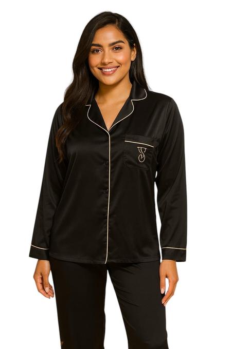 بيجاما ساتان نسائية فاخرة بألوان متعددة