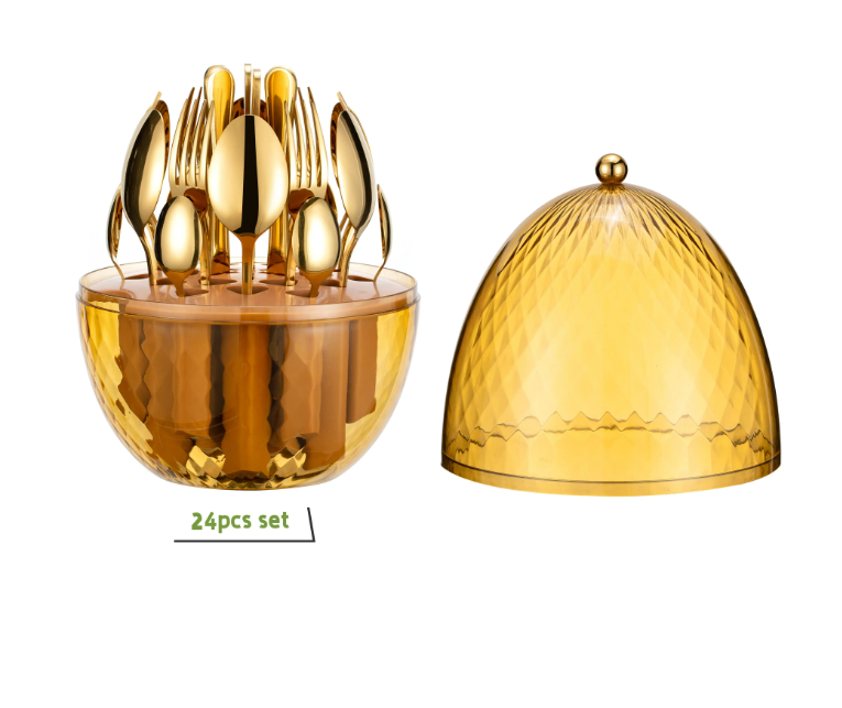 • طقم ملاعق البيضة