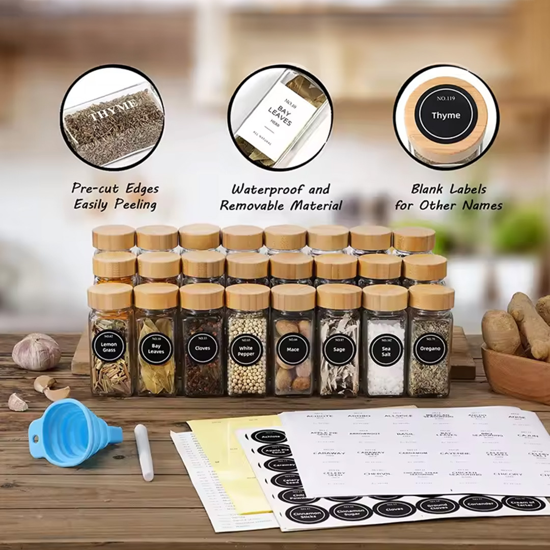 • زجاجات التوابل المنزلية 120 مل