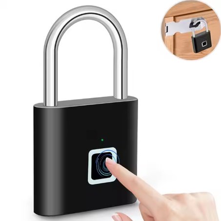 🔒 قفل ذكي ببصمة الإصبع – أمان عالي وسهولة فتح في ثانية واحدة!