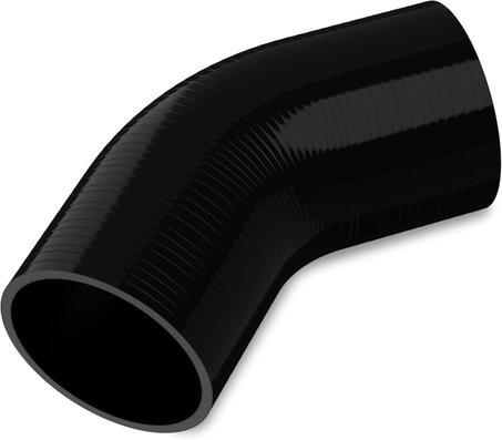 Endure Acoplador de codo de 45 grados, manguera de silicona de 4 capas, 3.5 pulgadas (3.504 in), acopladores para vehículos de alto rendimiento, tubería de admisión, longitud (4.016 in), gros