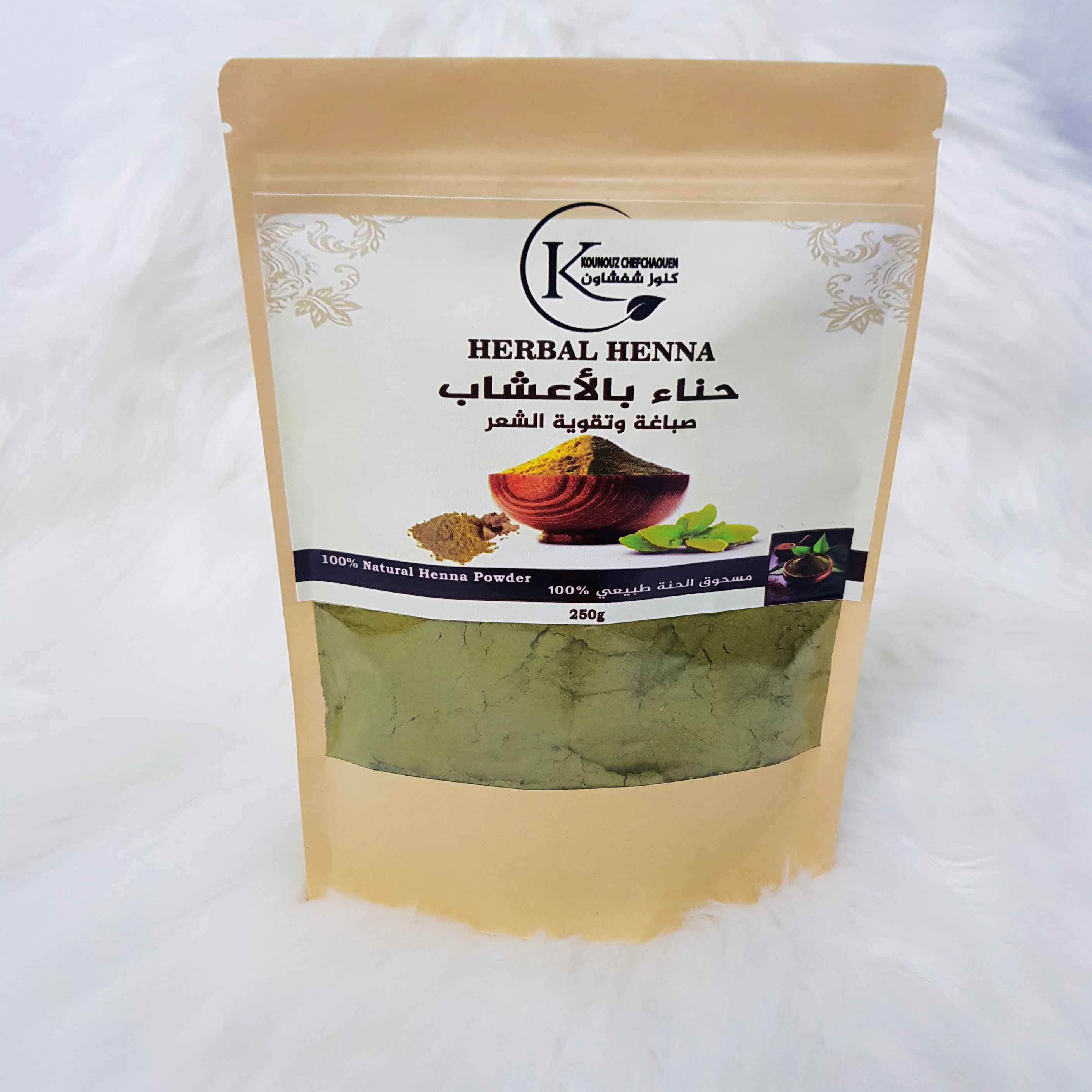 حناء طبيعية بالأعشاب