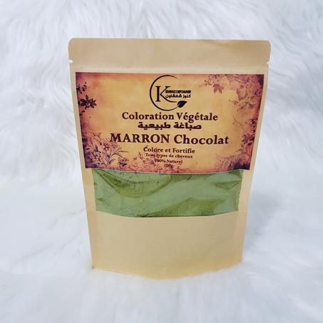 صباغة طبيعية باللون البني الشوكولاطي