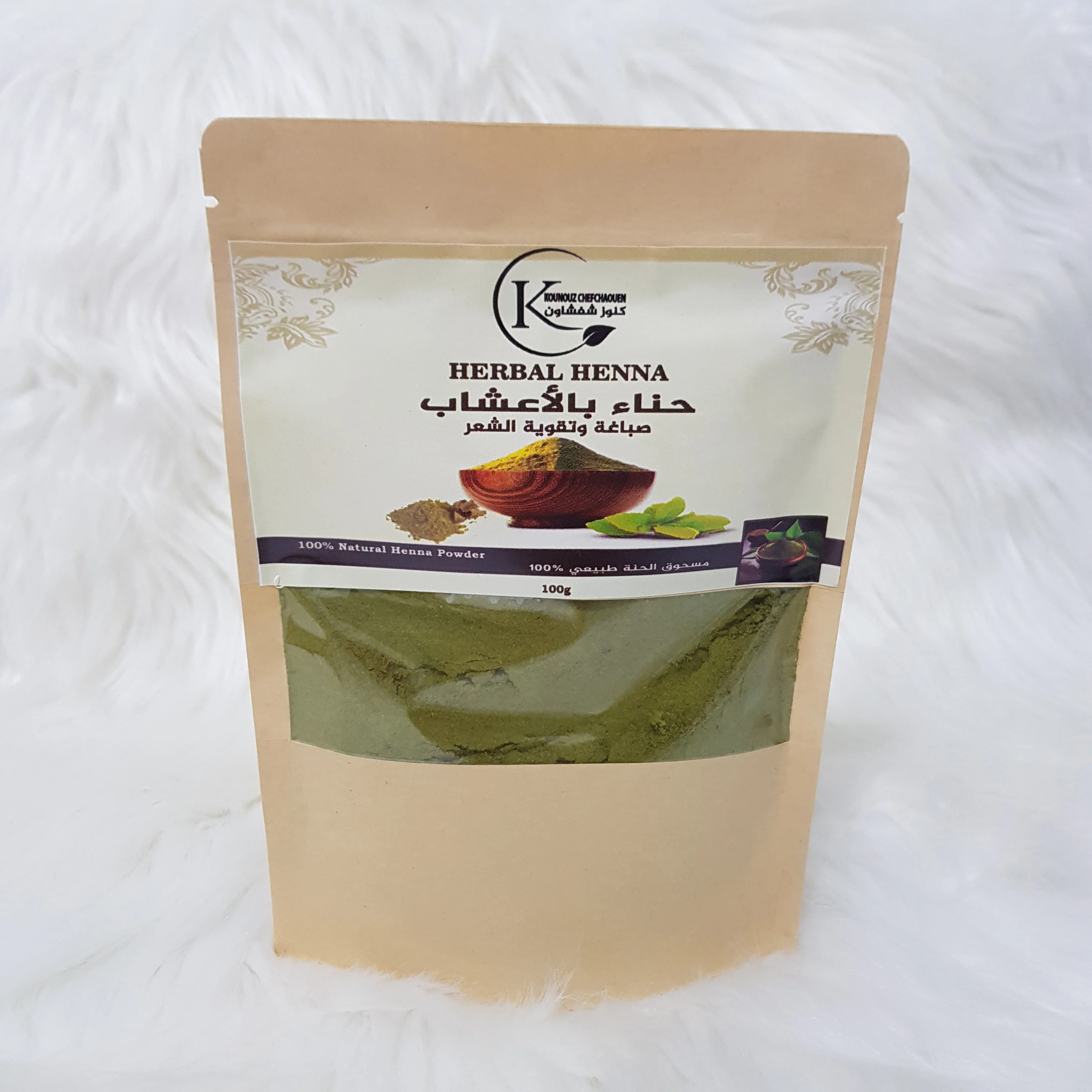 حناء طبيعية بالأعشاب
