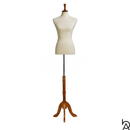 Mannequins de Couture Professionnel Porte Taille 38 avec support en Bois