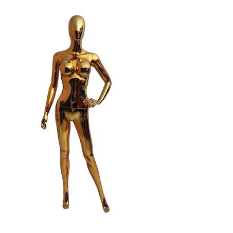 Mannequin Femme – Polyester – Doré