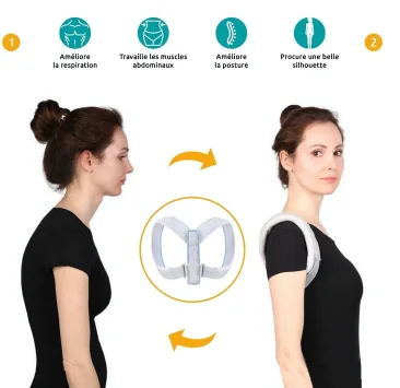 Back Brace Posture Corrector حزام شد الظهر و الأكتاف للرجال و النساء