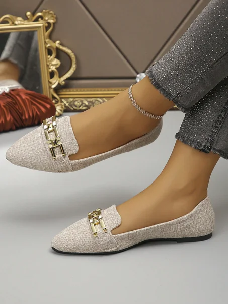 أحذية نسائية مسطحة جديدة