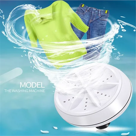 الغسالة المحمولة تعمل بالكهرباء لتنظيف فعال - Mini Machine à Laver Portable