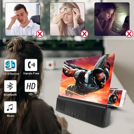 ¡Protege los ojos de tus hijos y haz que ver dibujos animados sea divertido y seguro con esta saludable lupa de pantalla!