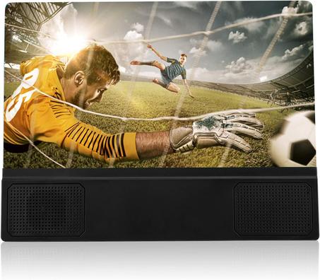 Mira los partidos como si estuvieras en el campo con la lupa de pantalla avanzada