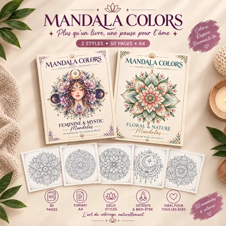 FLORAL ESCAPE – Floral & Nature Mandalas