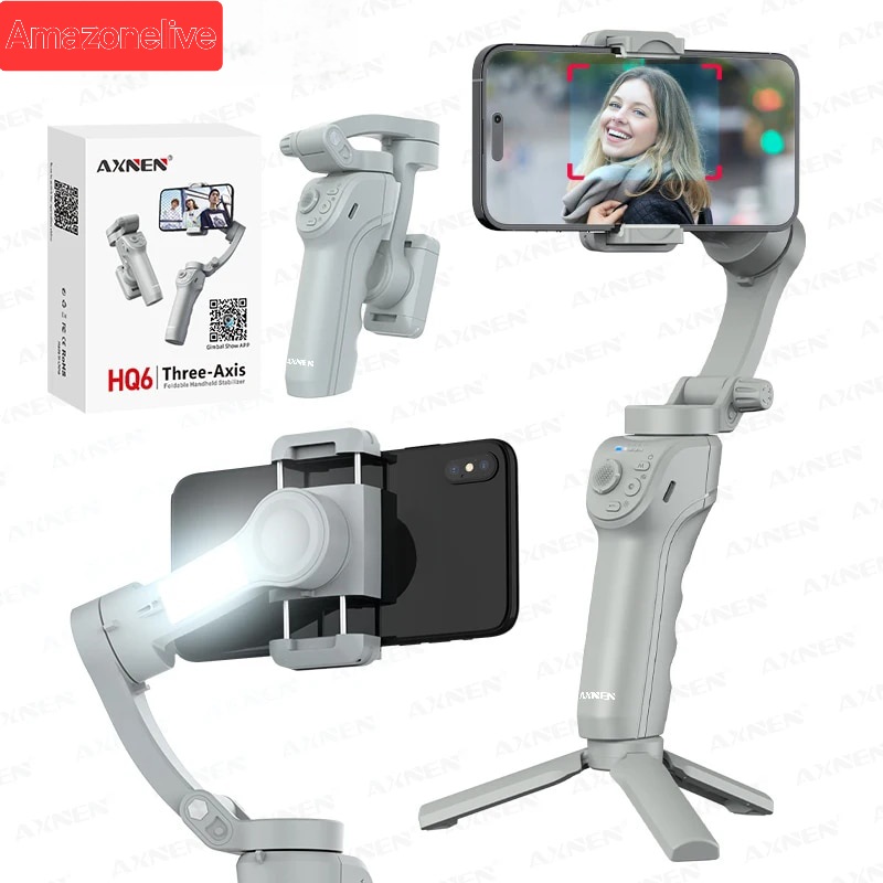 Stabilizzatore palmare Gimbal a 3 assi HQ6 per cellulare