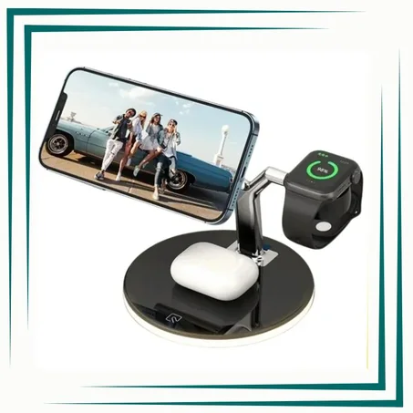 شاحن لاسلكي 3 في 1