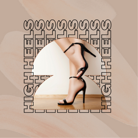 أحذية الكعب الخفيف والعالي