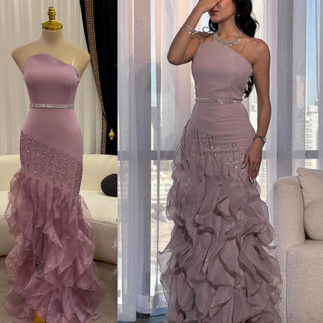 ROBE DE SOIREE MIRA ROSE🇹🇷