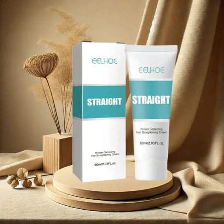 🎀  استمتعي بشعر أملس ولامع مع كريم فرد الشعر "Eelhoe Straight😯 " 🌟🎀