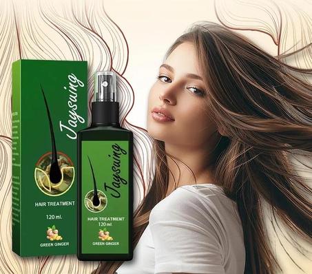 بخاخ الزنجبيل الأخضر الطبيعي لنمو الشعر