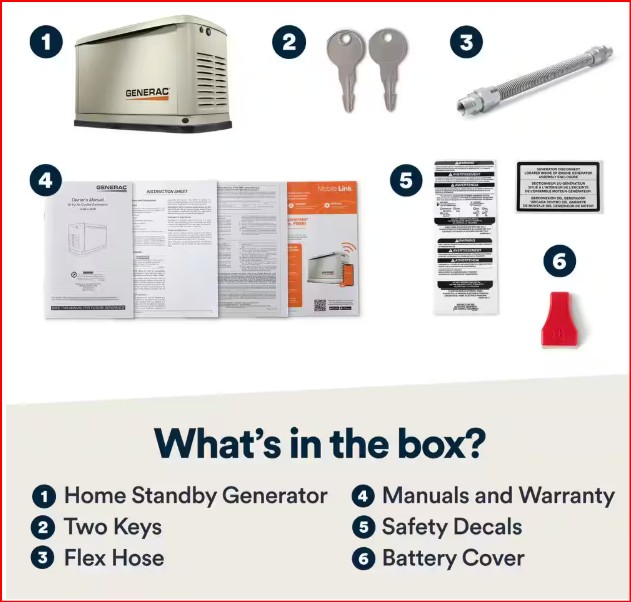 Generac Guardian® 26kW Standby Generator System (200A Service Disc. + AC Shedding) w/ Wi-Fi