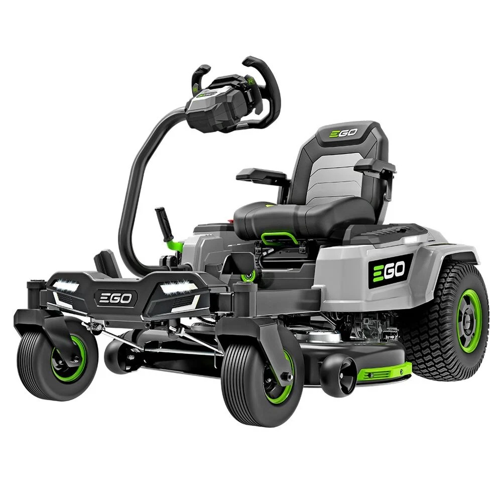 EGO POWER+ 42 Zero Turn Radius Lawn Mower Kit with e-STEER Technology with 4 x 12Ah Batteries & Charger