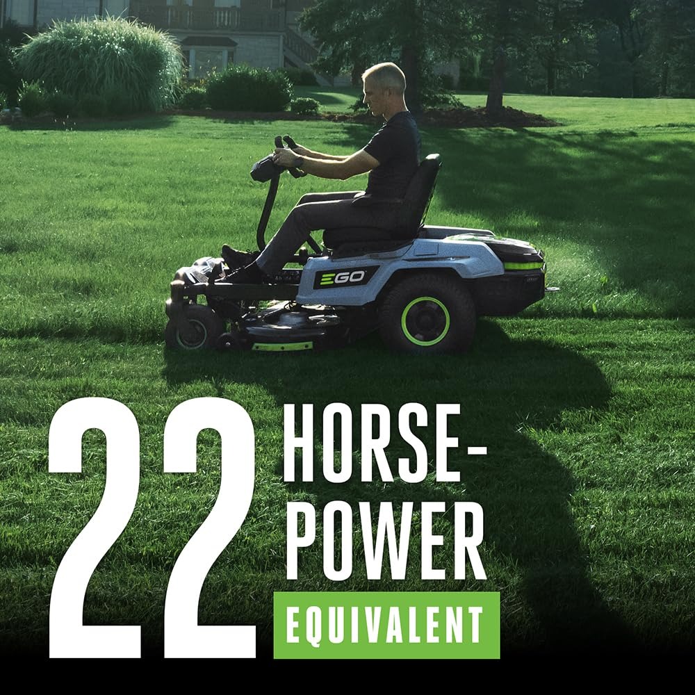 EGO Power+ Z6 ZT5207L 52 in. 56 V Battery Zero Turn Riding Mower Kit (Battery & Charger) W/ SIX 12.0 AH BATTERIES