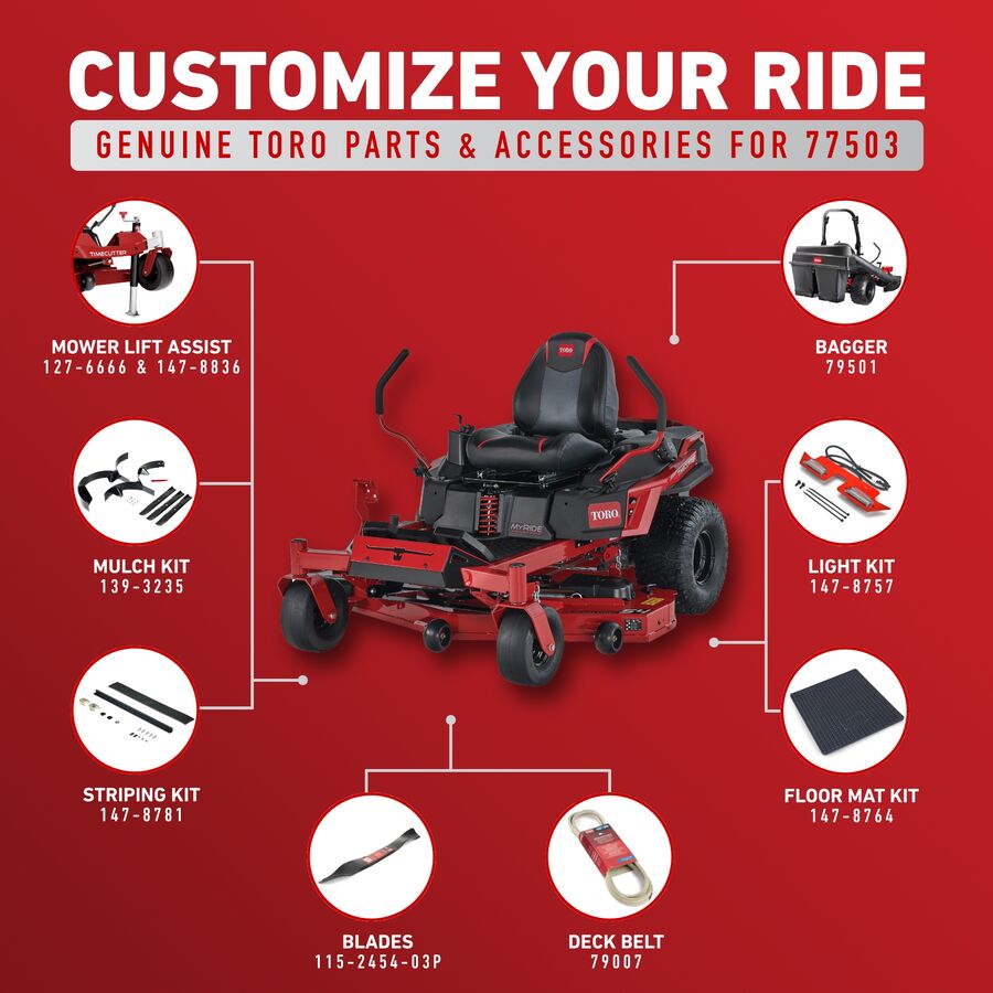 54 in. (137 cm) TimeCutter® Max MyRide® Zero Turn Mower